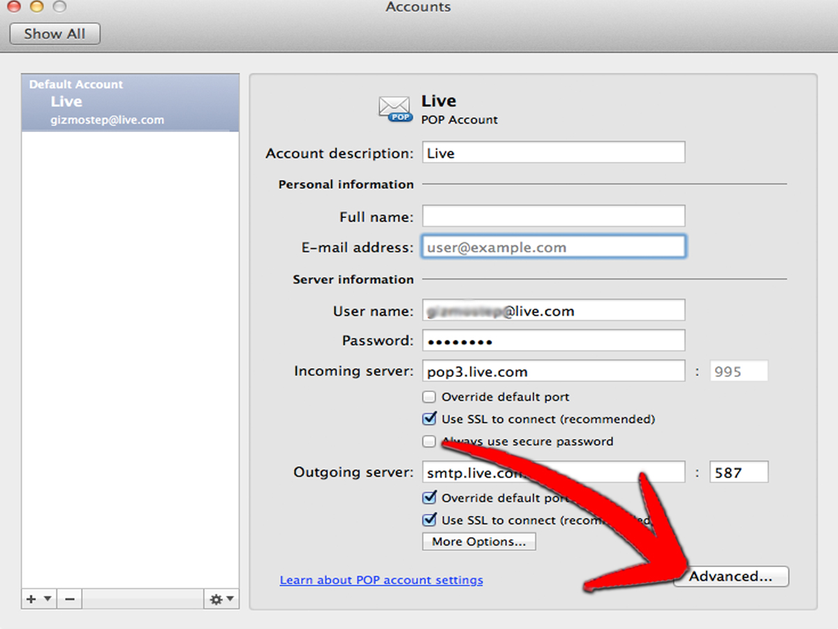 configure outlook 2011 mac for gmail